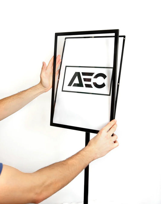 New Arrival: A4 & A3 Magnetic Display Stands Are Here!