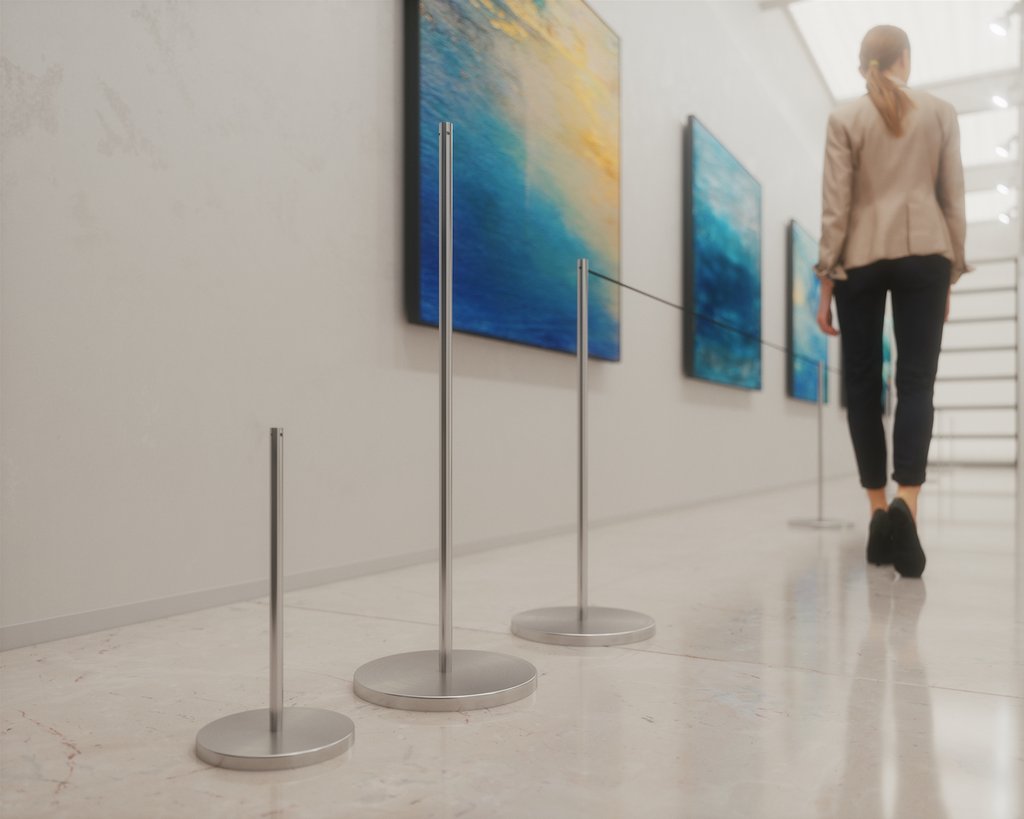 Stanchions For Social Distancing In Shops & Public Spaces